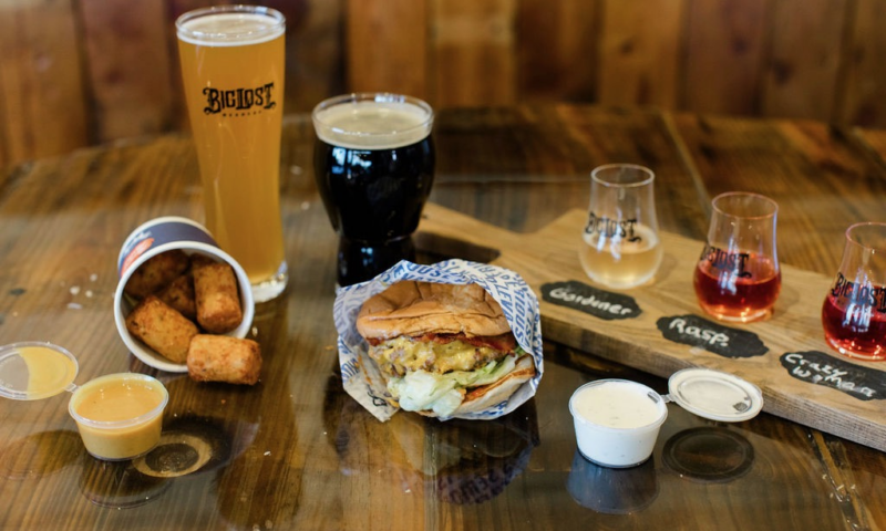 Smash burger and craft beer